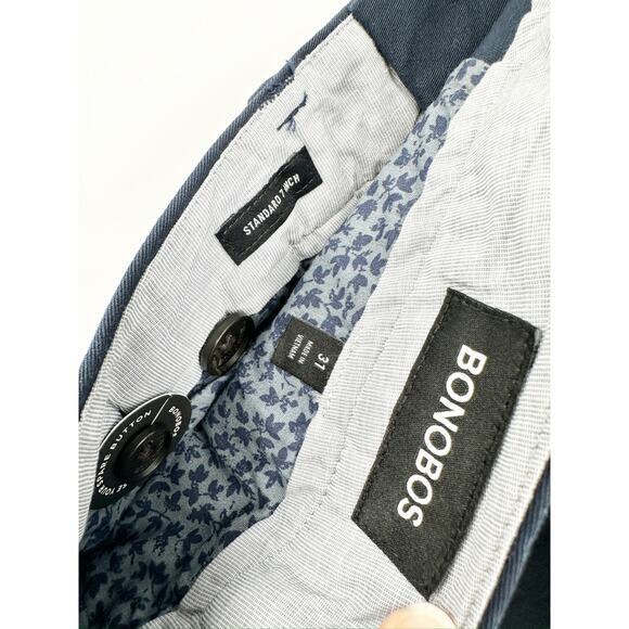 Bonobos Standard 7 Inch Inseam Navy Blue Chino Shorts Men’s Size 31 NWT - Picture 4 of 4